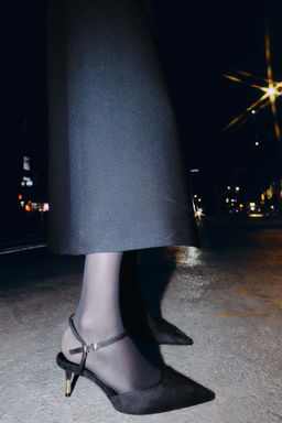 HEELED SLINGBACK SHOES