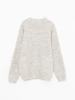 Bisiklet Yaka Basic Uzun Kollu Erkek ?ocuk Triko Kazak