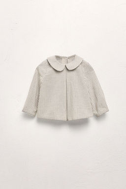 LIMITED EDITION STRIPED PETER PAN COLLAR SHIRT