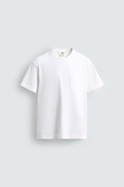 RELAXED FIT T-SHIRT WITH POCKET - Zara фото 7
