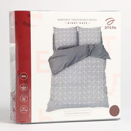 Постельное бельё Этель 1.5 сп Night haze 143х215 см, 150х214 см, 70х70 см - 2 шт  фото 12