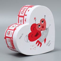 Коробка подарочная, упаковка, «Любовь повсюду», 18.5×17×7.5 см