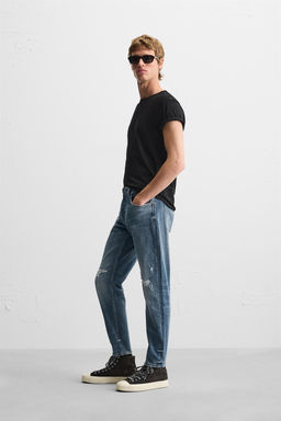 RIPPED SKINNY FIT JEANS - Zara фото 14