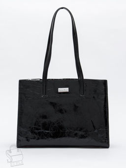 Сумка женская кожаная 9620SP black Velina Fabbiano-Safena