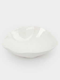 Салатник, 22х18х7 см, 500 мл, фарфор P, белый, Волнистый край, White ocean - Anna lafarg фото 10
