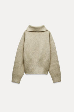 POLO COLLAR KNIT SWEATER - Zara фото 7