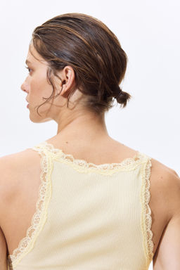Top en mezcla de viscosa con detalle de encaje - H&m фото 6