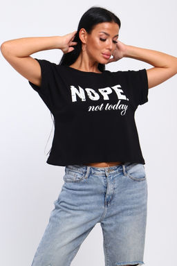 Футболка с надписью Nope, not today, Арт. 804