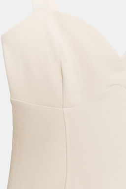 BODY TIRANTES ESCOTE CORAZ?N / Crudo