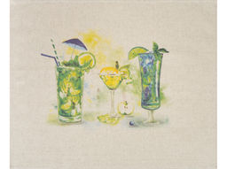 22С146-ШР+К/п.р/фкор Комплект полотенец из 4 шт 45*60 "Малибу-4" цв. 1 рис. 357