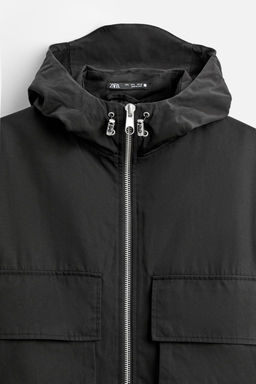 TECHNICAL BOXY FIT PARKA - Zara фото 11