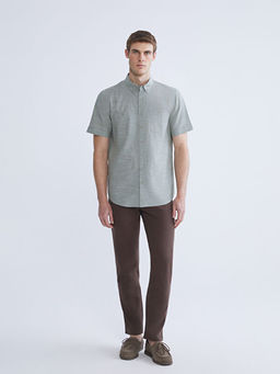 Regular Fit K?sa Kollu Erkek G?mlek