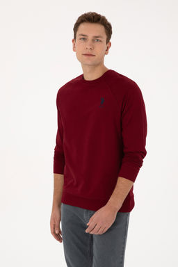 Erkek Bordo Basic Sweatshirt - U.s. polo assn фото 3
