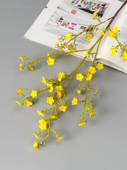 Цветы искусственные "Вероника Георгия" 92 см, жёлтый