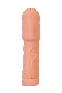 Насадка на пенис XLover by TOYFA для увеличения размера, TPE, телесный, 16 см