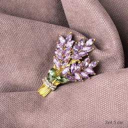 Брошь Лаванда / 3220 /уп 48/ - Галеонтрейд фото 2
