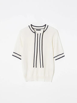 Трикотажная футболка - Emka фото 4