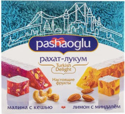 Рахат-Лукум ФАС Лимон/Миндаль и Малина/Кешью вес 300 г (Восточный букет)