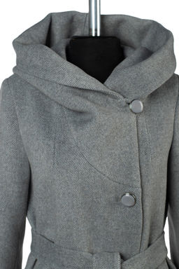 01-12061 Пальто женское демисезонное (пояс) - El podio фото 9