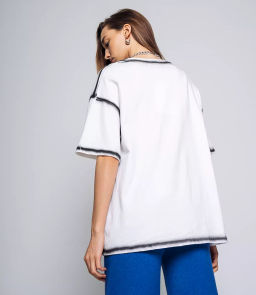 Футболка #КТ105 (4), белый - Dommod фото 4