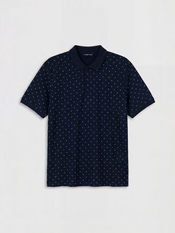 Polo Yaka Desenli Erkek Ti??rt