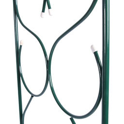 Арка садовая, 230×120×51 см, для вьющихся растений, металлическая, зелёная