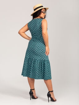 Сарафан женский кулирка "АНЮТА" ЗЕЛЕНЬ