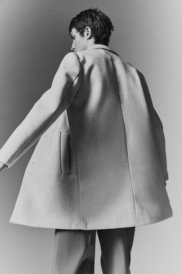 Abrigo en mezcla de lana Slim Fit - H&m фото 4