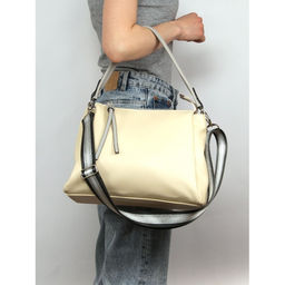 Сумка женская искусственная кожа ADEL-289/1в/ММ, 3отд.2внут.карм. плеч/рем-стропа, бежевый 259980 - Adelia фото 5