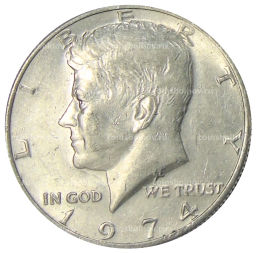 1/2 доллара (50 центов) 1974 года США