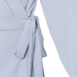 Платье женское миди MIST plus-size, серо-голубое, размер 56
