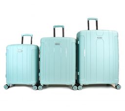 Набор из 3-х чемоданов с расширением 11273 Пудра