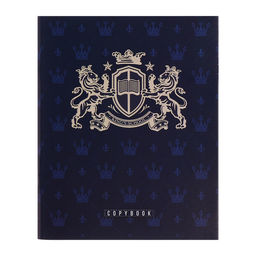 Комплект тетрадей из 4 штук, 96 листов в клетку Calligrata "King's school", обложка мелованный картон, блок офсет