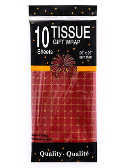 Цена за 10 шт. Бумага упаковочная тишью, Шарм, винный, 50 см ? 70 см 17 грамм - UPAK LAND фото 4