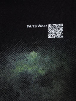 Анорак мужской в черном цвете с принтом в виде картины черный +печать 121816 - Mark formelle фото 8