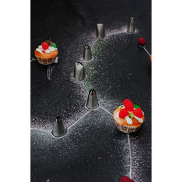 Насадка кондитерская KONFINETTA Лепесток большой, d=3.4 см, выход d=3 см, нержавеющая сталь  фото 5