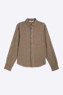Camisa Estructurada De Manga Larga Abotonada