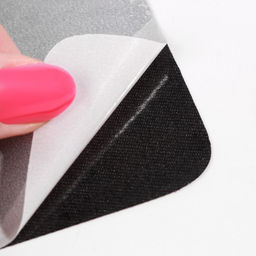 Цена за 2 шт. Набор заплаток для одежды, термоклеевые, 9 шт., чёрный, синий