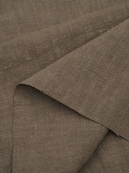 Крапива Рами (Ramie) цв.Кофейно-серый, СОРТ2, ш.1.4м, крапива-100%, 240гр/м.кв - Купава фото 5