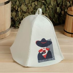 Шапка для бани принт Стильная и независимая