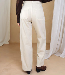 Джинсы #КТ6257, светло-бежевый - Dommod фото 5