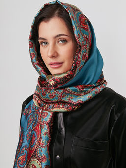 Большой, мягкий, тонкий и очень нежный двусторонний палантин - Tantino фото 7