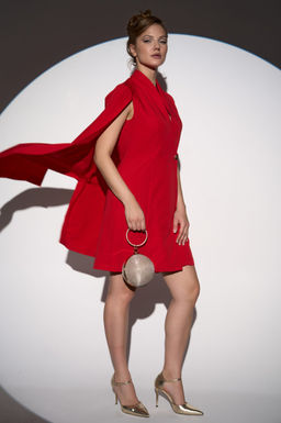 Платье Мариона (красный) - Эльза фото 16