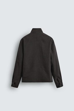 CHECK STRUCTURE JACKET - Zara фото 8