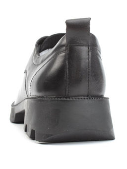 03-DYL101-1 BLACK Полуботинки женские (натуральная кожа)