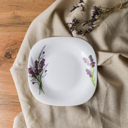 Тарелка квадратная 200 мм / FP-80XN (7131-2) /уп 6/48/ Букет лаванды - ГалеонТрейд фото 4