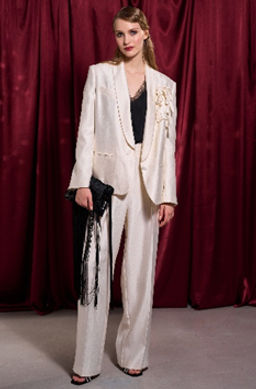 Комплект брючный (тройка) 1744 Новый год