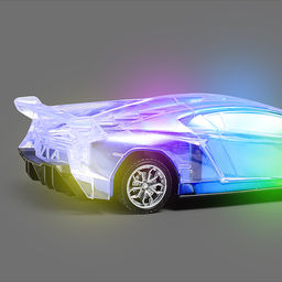 Машина "Мега скорость" р/у, 27 MHz, в коробке