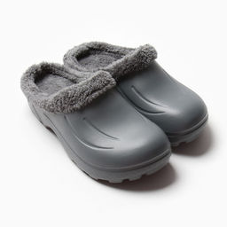 Галоши-сабо женские утепленные "Монтана" цвет серый, размер 41