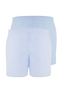 TRENDYOL MAN Lacivert Dokuma Pamuklu 2li Paket Boxer TMNSS25BX00009 - Trendyolmilla фото 3